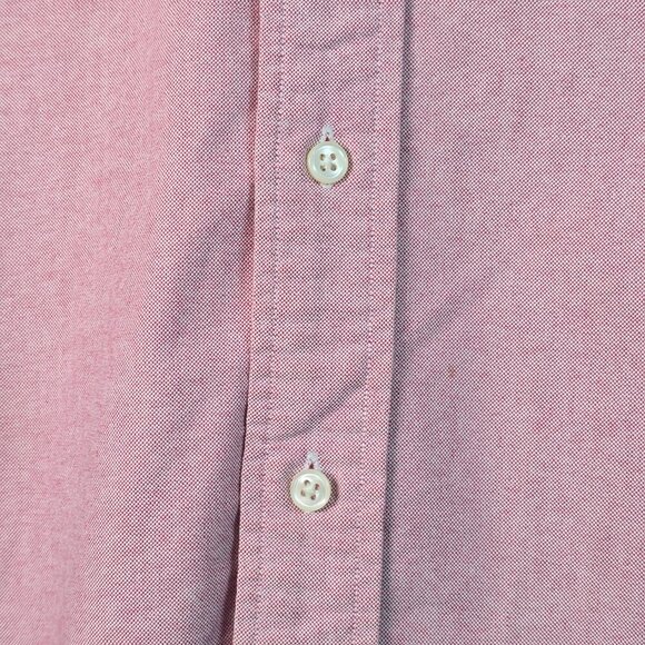 RALPH LAUREN BLUE LABEL LONG SLEEVE BUTTON DOWN CUSTOM FIT RED 15 1/2 - Picture 8 of 9